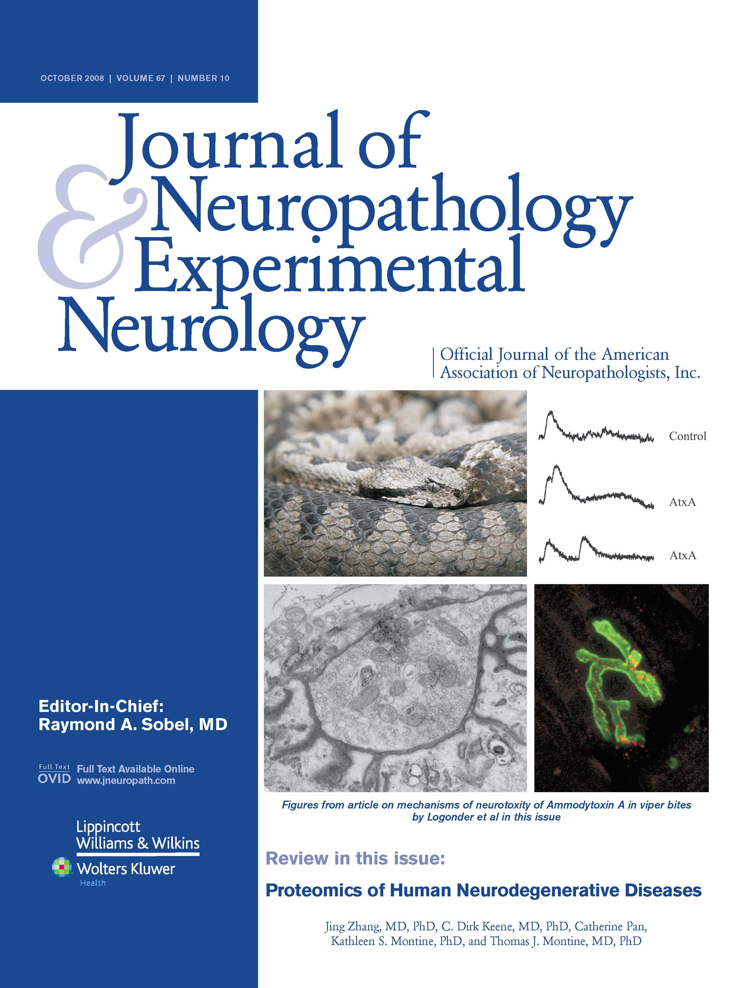 Journal of Neuropathology & Experimental Neurology 2008